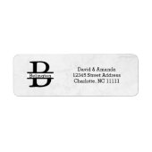 Business Logo Custom Return Address Label (Vorne)