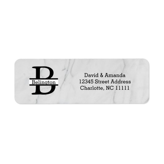 Business Logo Custom Return Address Label (Vorne)