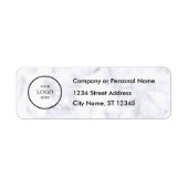 Business Logo Custom Return Address Label (Vorne)