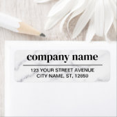 Business Logo Custom Return Address Label (Insitu)