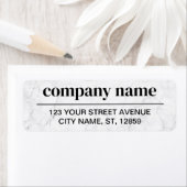 Business Logo Custom Return Address Label (Insitu)