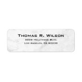 Business Logo Custom Return Address Label (Vorne)
