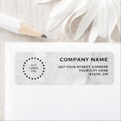 Business Logo Custom Return Address Label (Insitu)