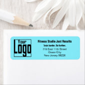 Business Logo Electric-Blue Black Return Address (Insitu)