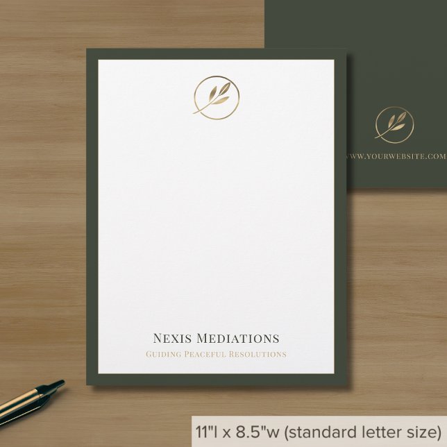 Business-Logo Eleganter Luxus Briefbogen (Von Creator hochgeladen)