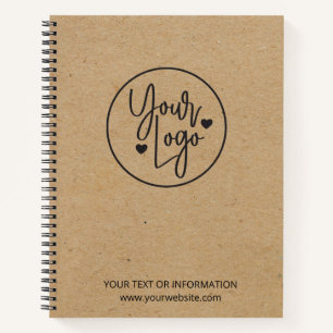 Business Logo für kleine Unternehmen Notizblock