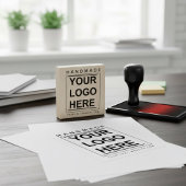 Business Logo & Handmade Website | Custom Brand  Gummistempel