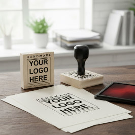 Business Logo & Handmade Website | Custom Brand Gummistempel