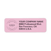 Business logo here Custom Corporate Pink (Vorne)
