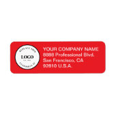 Business logo here Custom Corporate red (Vorne)