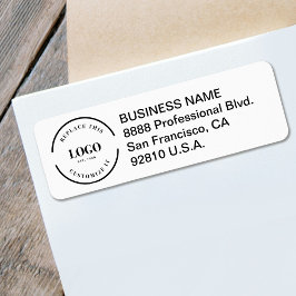 Business logo here Custom Corporate Return address