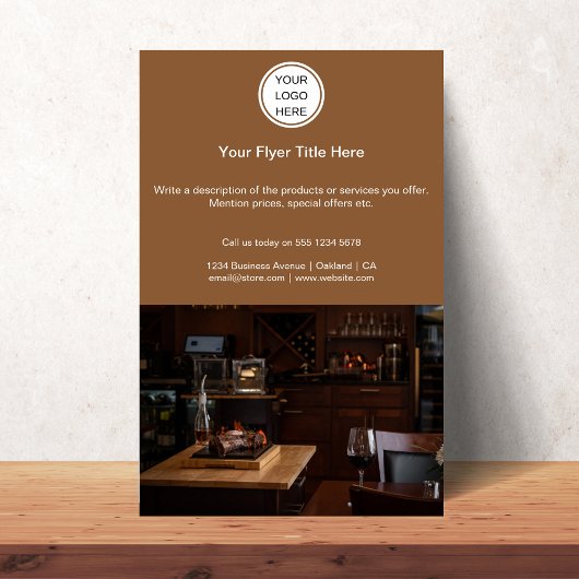 Business Logo l Marketing Restaurant Catering Flyer