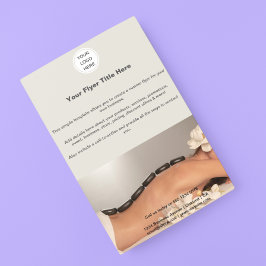 Business Logo l Marketing Schönheitssalon Wellness Flyer