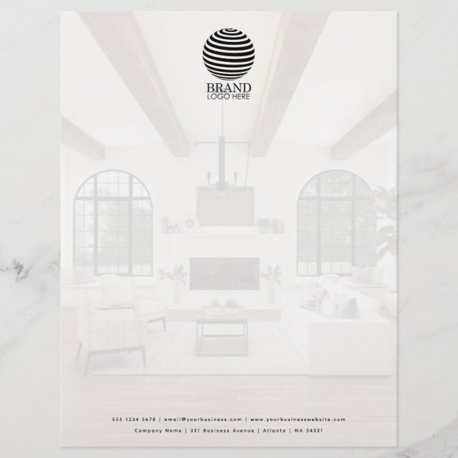 Business Logo & Logo Professional Letterhead Briefbogen (Vorderseite)