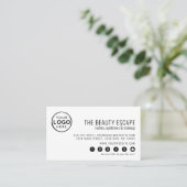 Business Logo Loyalty Card Treuekarte (Stehend Vorderseite)