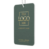 Business Logo Minimalist Professional Branded Autolufterfrischer (Links)