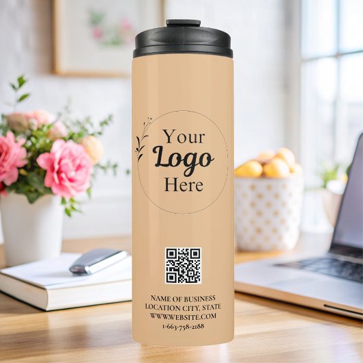 Business Logo modern Thermal Tumbler Thermosbecher