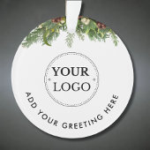 Business-Logo Moderne Weihnachtsgrün Ornament