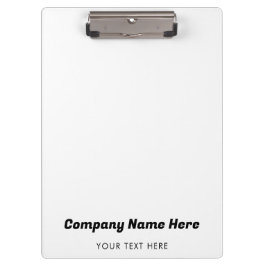 Business Logo Name Company Promotional Corporate Klemmbrett