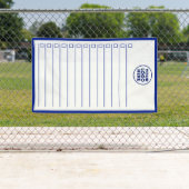 Business Logo Navy Blue Dry Erase To Do List Banner (Insitu)