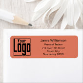 Business Logo Orange Black Return Address (Insitu)