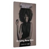 Business Logo Photo Company Promotional Corporate Klemmbrett (Rechts)