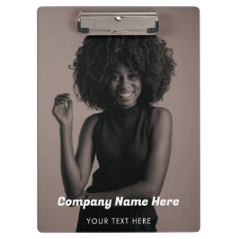 Business Logo Photo Company Promotional Corporate Klemmbrett