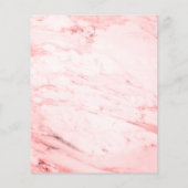 Business Logo Pink Marble Braids Hair 3 Photos  Flyer (Hinten)