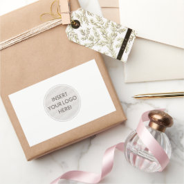 BUSINESS LOGO professional simple modern packaging Rechteckiger Aufkleber