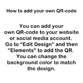 Business-Logo qr Werbeaktion Flyer