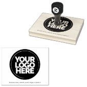 Business Logo Simple Rubber  Stamp Gummistempel (Stempel)