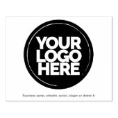 Business Logo Simple Rubber  Stamp Gummistempel (Prägung)