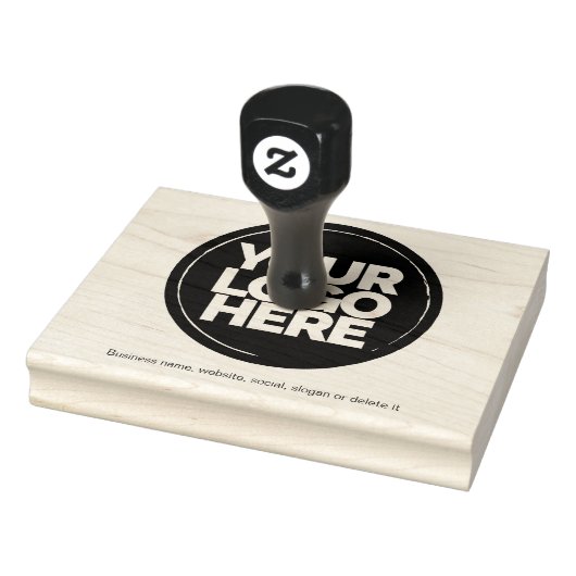 Business Logo Simple Rubber  Stamp Gummistempel (Stempel)