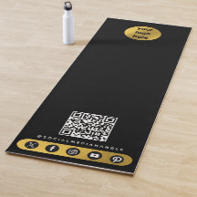 Business Logo Social Media QR Code Yoga Studio