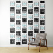 Business Logo Step Repeat Minimalist Backdrop Wandteppich (Beispiel)