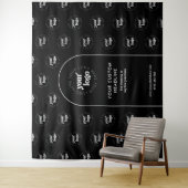 Business Logo Step Repeat Pattern Backdrop Banner Wandteppich (Beispiel)