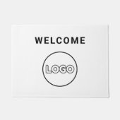Business-Logo Stilvoll Moderne Berufliche Türmatte (Vorderseite)