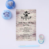 Business Logo und Address info Flyer (Einzeln)