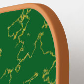 Business logo WEBSITE Green black Promotional Pickleball Schläger (Linke Seite)