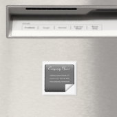 Business Magnet Design - Schwarz (In Situ (Geschirrspüler))