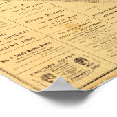 Business Map von San Francisco Poster (Ecke)
