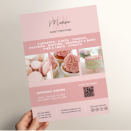 Business-Marketing für Bäckereien mit kundenspezif Flyer