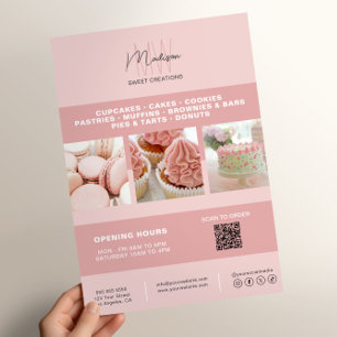 Business-Marketing für Bäckereien mit kundenspezif Flyer