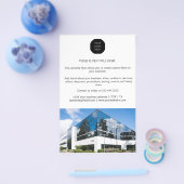 Business Marketing Modernes Minimalistisches Foto- Flyer (Einzeln)