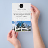 Business Marketing Modernes Minimalistisches Foto- Flyer (Handgriff)