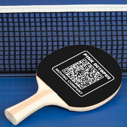 Business Marketing QR Code Tischtennis Schläger (InSitu)