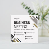Business Meeting  Einladung (Stehend Vorderseite)