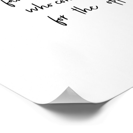 Business Mindset Office Mantra Poster (Ecke)