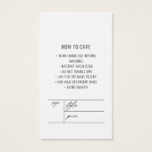 Business Minimalistisch Danke, dass Sie Closing Ha (Rückseite)