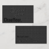 Business mit Chauffeur Visitenkarte (Vorne/Hinten)